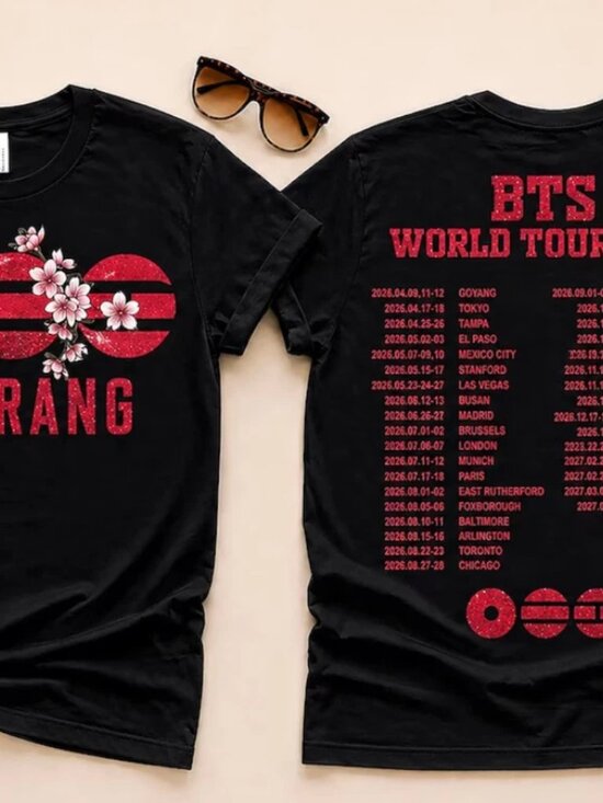 George P Other - BTS World Tour Arirang Shirt 2 Sides, K-Pop Merch 2026 T Shirt